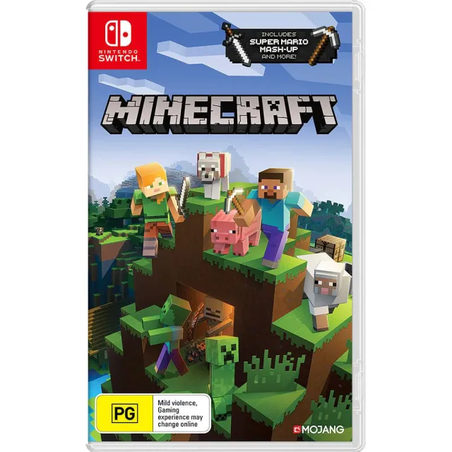 Nintendo 任天堂】Switch遊戲Minecraft 我的世界創世神麥塊(國際外盒版