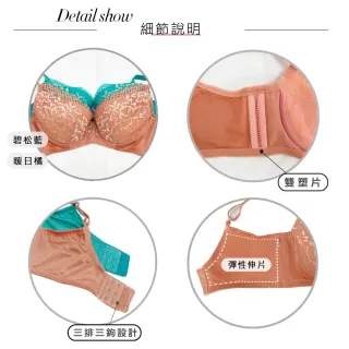 【Swear 思薇爾】瑪麗蓮系列B-E罩蕾絲集中包覆女內衣(暖日橘)_出清品