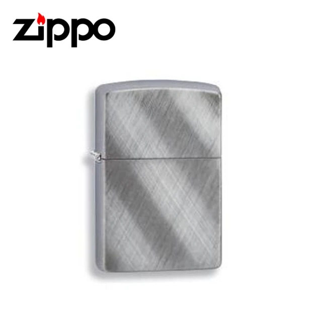 【Zippo】斜織霧面 大 打火機(28182)