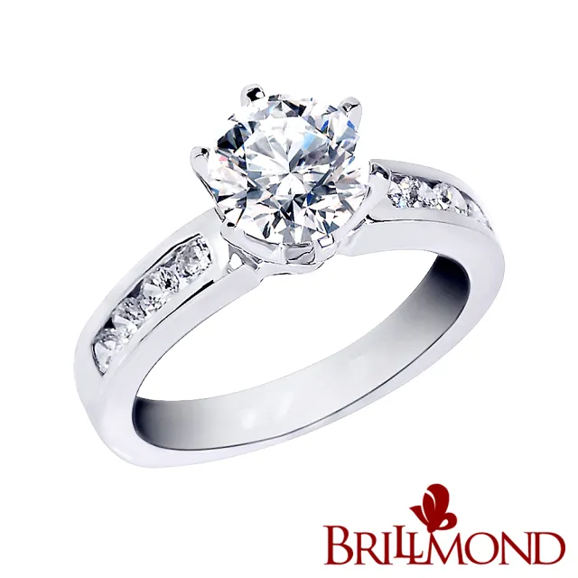 【BRILLMOND JEWELRY】GIA 天然鑽石 1克拉 H/I2 PT950鉑金 絕美鑽戒(H/I2 天然鑽石 PT950鉑金)