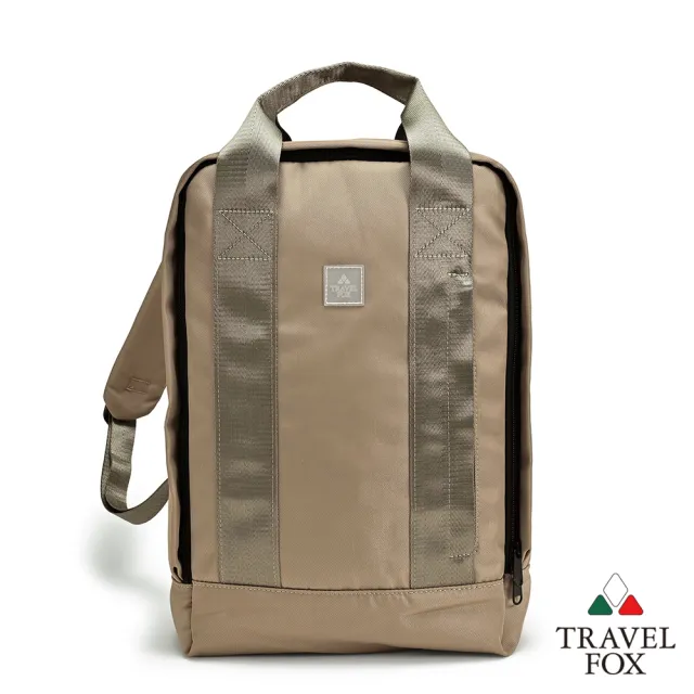 【TRAVEL FOX 旅狐】出清品 女包/男包 實用簡便後背包/電腦包(TB810-18 卡其棕)