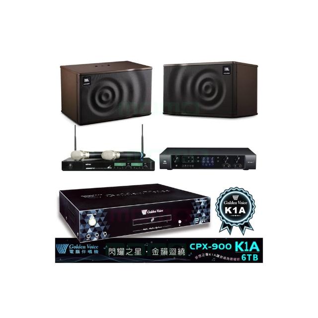 【金嗓】CPX-900 K1A+JBL BEYOND 1+ACT-941+JBL MK10(6TB伴唱機+擴大機+無線麥克風+懸吊式喇叭)