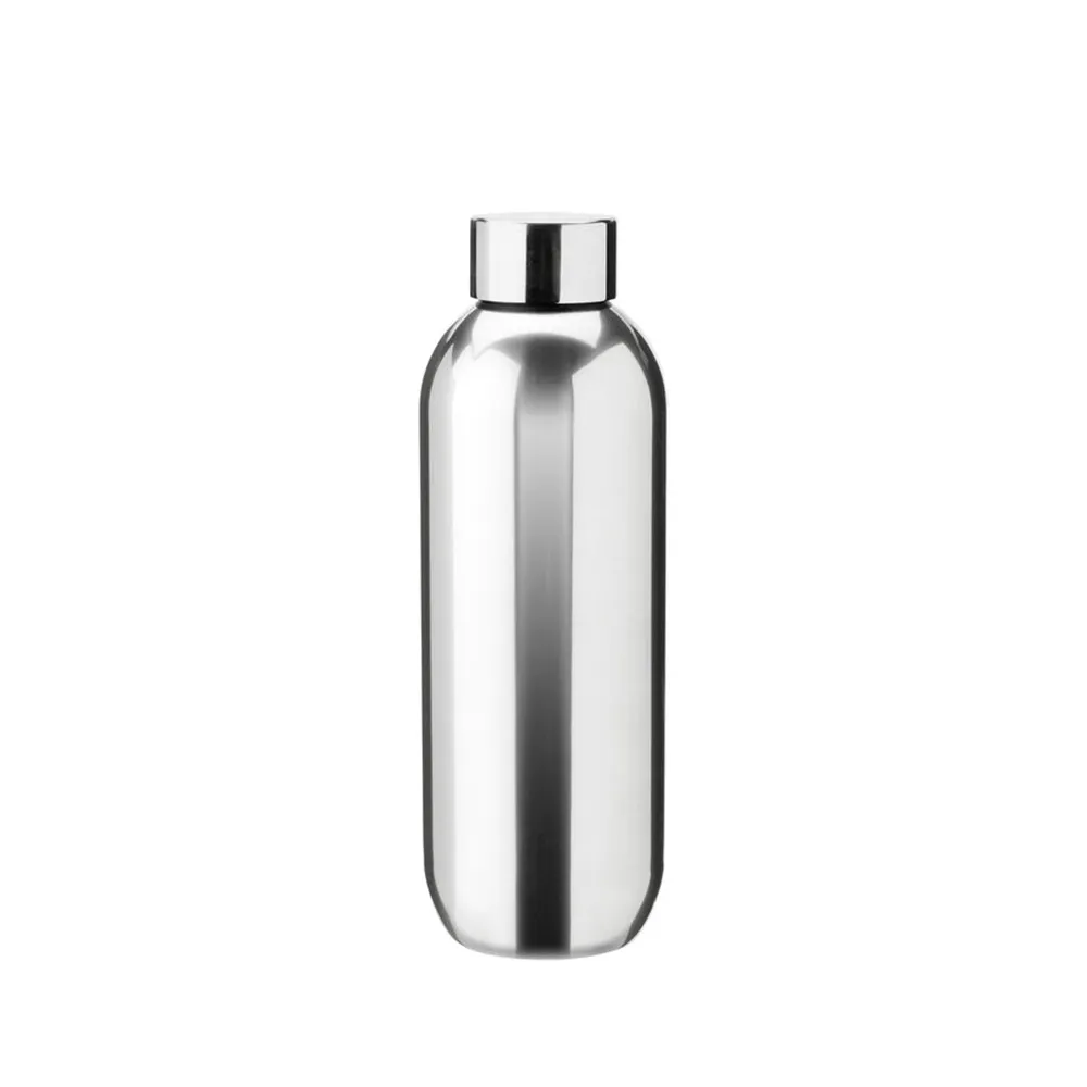 【Stelton】Keep Cool保溫隨身瓶600ml(銀色)