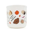 【小禮堂】Miffy 米飛兔 x 櫻桃小丸子 兒童單耳塑膠杯 200ml Ag+ - 白大頭滿版款(平輸品) 米菲兔
