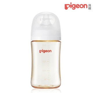 【Pigeon貝親 官方直營】第三代母乳實感PPSU奶瓶240ml(純淨白)