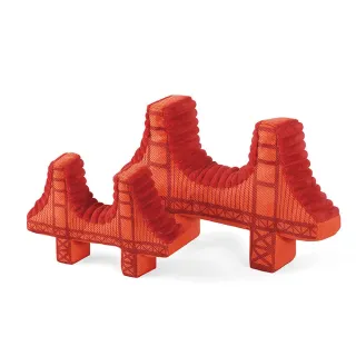 【P.L.A.Y.】環遊勝地-加州金門大橋L(陪伴 解壓 發聲 狗玩具)