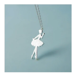 【HERA 赫拉】氣質芭蕾舞女孩項鍊 H111112302(飾品)