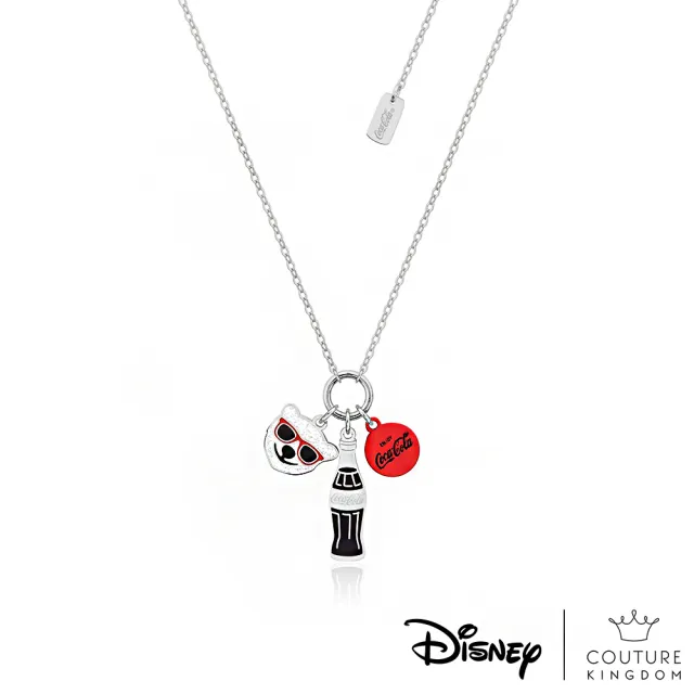 【Disney Jewellery】迪士尼 Couture Kingdom 可口可樂系列經典北極熊墜飾鍍14K白金項鍊