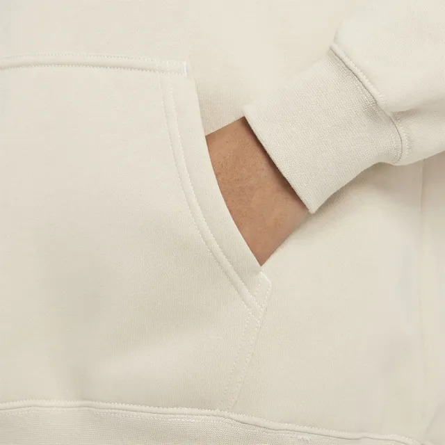 【NIKE 耐吉】上衣 女款 帽T 長袖上衣 運動  AS W NSW SWSH FLC GX HOODIE  卡其  DD5581-206
