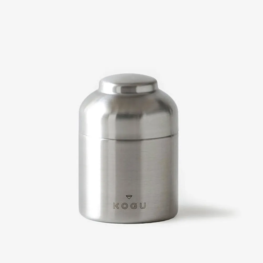 【KOGU 珈琲考具】不鏽鋼咖啡儲豆罐(小)