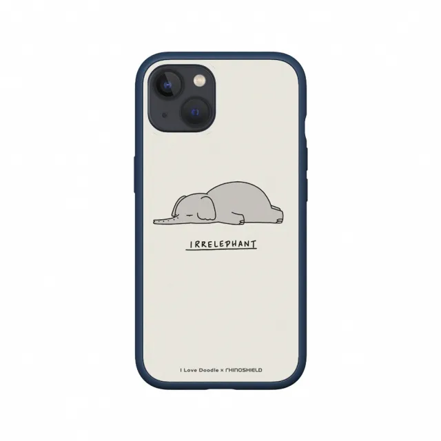 【RHINOSHIELD 犀牛盾】iPhone 12 mini/12 Pro/Max Mod NX手機殼/I Love Doodle-大象(I Love Doodle)
