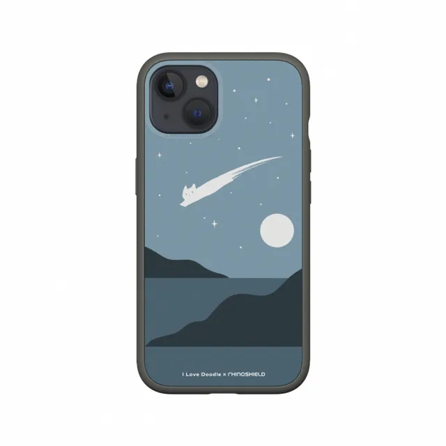 【RHINOSHIELD 犀牛盾】iPhone 11/11 Pro/Max Mod NX手機殼/I Love Doodle-貓咪流星(I Love Doodle)