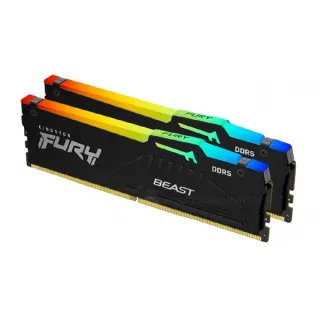 【Kingston 金士頓】FURY Beast RGB 獸獵者 DDR5-5600 16G*2 桌上型超頻記憶體(KF556C36BBEAK2-32)