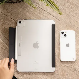 【SwitchEasy 魚骨牌】iPad 10代 10.9吋 Origami Nude多角度透明保護殼(支援最新2025 iPad 11吋 (A16))