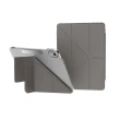【SwitchEasy 魚骨牌】iPad 10代 10.9吋 Origami Nude多角度透明保護殼(皮革內襯 耐髒防滑)
