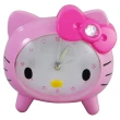 【SANRIO 三麗鷗】Hello Kitty貓臉音樂貪睡小鬧鐘(JM-F099KT)