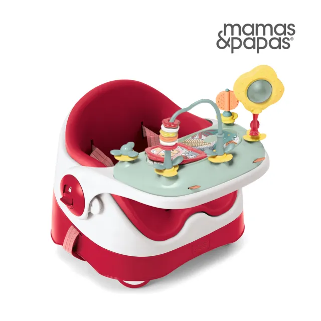 【Mamas & Papas】三合一都可椅+好好玩樂盤(小丑紅)