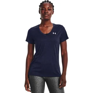 【UNDER ARMOUR】UA 女 Tech 短T-Shirt _1258568-411(藍紫色)