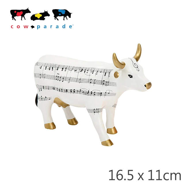 【CowParade】彩繪牛-五線譜(世界頂級藏品藝術牛)