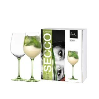 【Eisch】德國Hugo雞尾酒杯/無鉛水晶玻璃杯-710ml/綠色/2入組