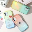【iFace】iPhone 14 Pro Max Look in Clear Lolly 抗衝擊透色糖果保護殼 - 杏黃森綠色