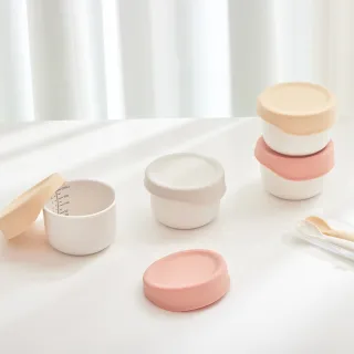 【MOYUUM】韓國 陶瓷點心餐碗 含矽膠蓋(多款可選)