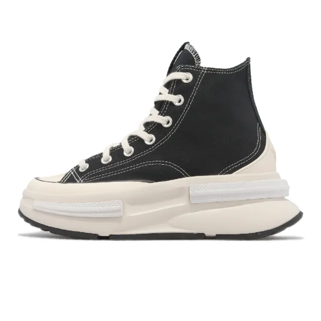 【CONVERSE】休閒鞋 Run Star Legacy CX 男鞋 女鞋 黑 奶油白 高筒 帆布 厚底 增高(A00869C)