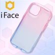 【iFace】iPhone 14 Pro Max 6.7吋 Look in Clear Lolly 抗衝擊透色糖果保護殼 - 藍寶蜜桃色