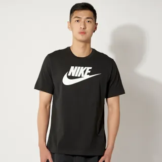 【NIKE 耐吉】ICON 男款 黑色 經典 基本款 棉質短袖 休閒 T恤 AR5005-010