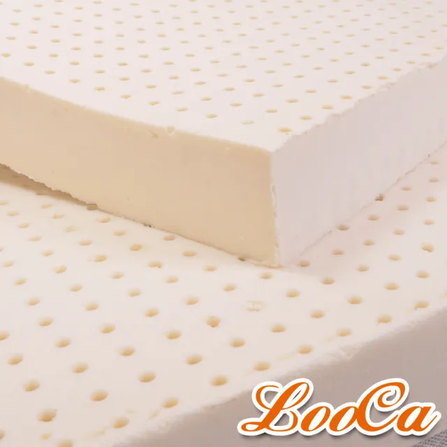 【LooCa】法國防蹣防蚊10cm一體成型乳膠床墊-2色任選(雙人5尺)