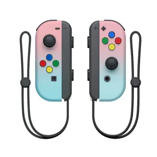 【Bteam】Switch 副廠 Duo-Con 夢幻系粉青 JoyCon 遊戲控制器