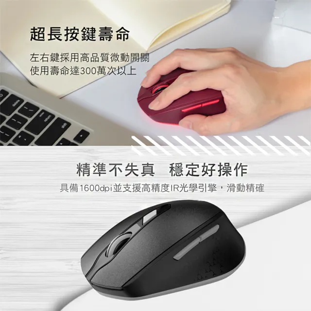 【KINYO】2.4GHz無線靜音滑鼠(光學滑鼠 滑鼠 辦公室滑鼠 筆電滑鼠 無線滑鼠 靜音滑鼠)