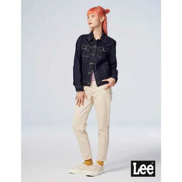 【Lee】女裝 牛仔外套 / 經典版型 清水洗 標準版型(LL220246898)