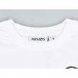 【KENZO】KENZO K-Tiger字母LOGO燙印黑白虎頭純棉短袖T恤(男款/白)