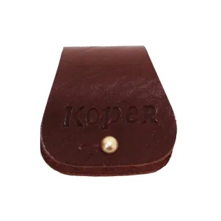 【KOPER】手工皮革集線器/袋包配件 深咖啡-荔枝紋(MIT台灣製造)