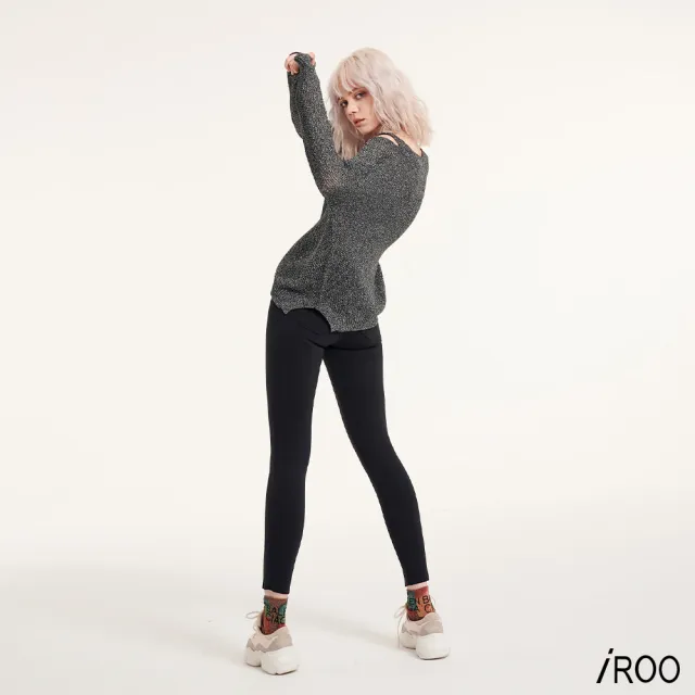 【iROO】高彈力合身貼腿褲