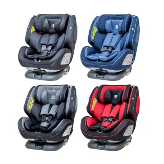 【Safety Baby  適德寶】德國 0-12歲 ISOFIX 安全帶兩用360度旋轉汽車安全座椅(附同色頂篷+皮革座椅保護墊)