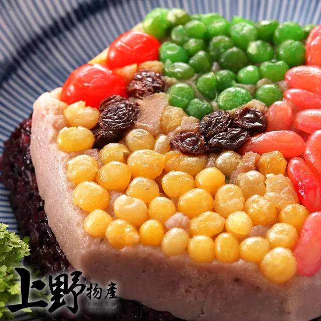 【上野物產】八寶芋泥甜紫米糕1份(600g±10%/份)