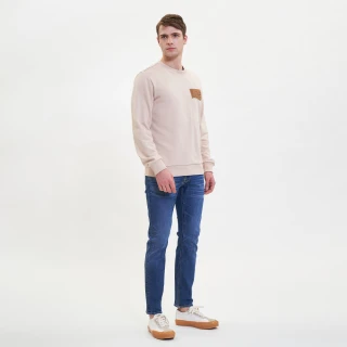 【Lee 官方旗艦】男裝 牛仔褲 / 709 低腰合身小直筒 中藍洗水 / 101+ 系列(LL220240793)