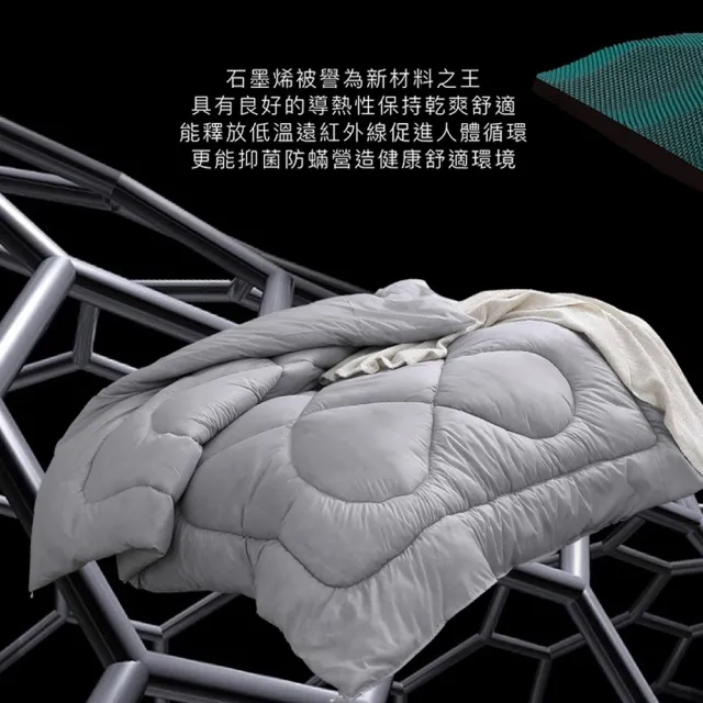 【愛Phone】石墨烯恆溫保暖冬被(石墨烯被/羽絲絨被/雙人棉被/台灣製造)