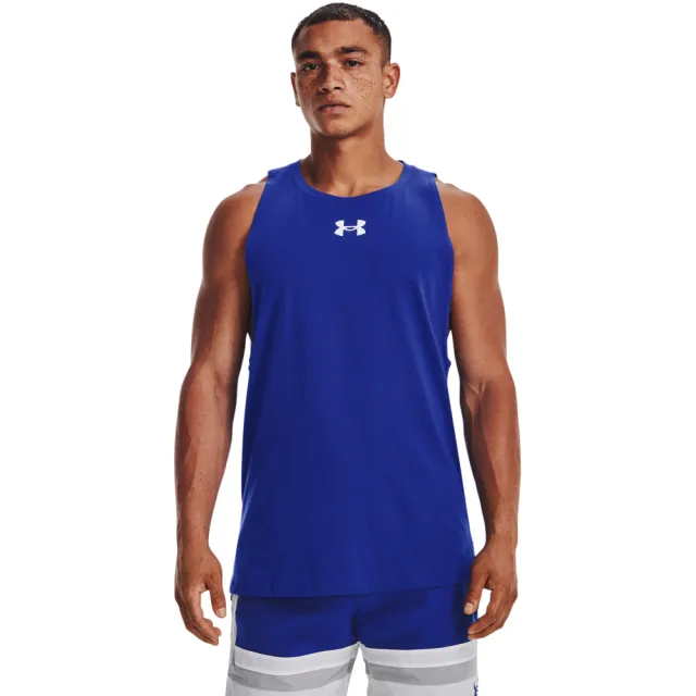 【UNDER ARMOUR】UA 男 Baseline背心 _1361901-400(藍紫色)