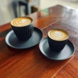 【Huskee】澳洲 咖啡豆殼環保杯盤組 3oz/ 90ml(2入)