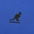 【KANGOL】長袖 帽T 寶藍色 小LOGO 假兩件 男女(6255100882)