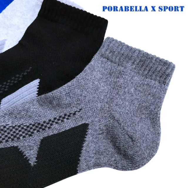 【Porabella】任選三雙 男襪 撞色 中筒襪男 襪子男 男生襪子 中筒襪 運動襪 運動襪子 跑步襪SPORT SOCKS