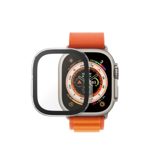 【PanzerGlass】Apple Watch Ultra 49mm 全方位防護高透鋼化漾玻保護殼(透)