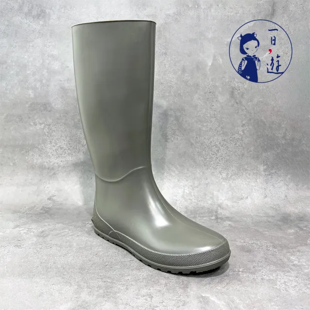 【NicoFun 愛定做】一日遊 中筒靴型雨鞋 靴型雨鞋 防水短靴 橡膠雨鞋(旅行 輕便 37~40碼)