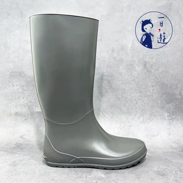 【NicoFun 愛定做】一日遊 中筒靴型雨鞋 靴型雨鞋 防水短靴 橡膠雨鞋(旅行 輕便 37~40碼)