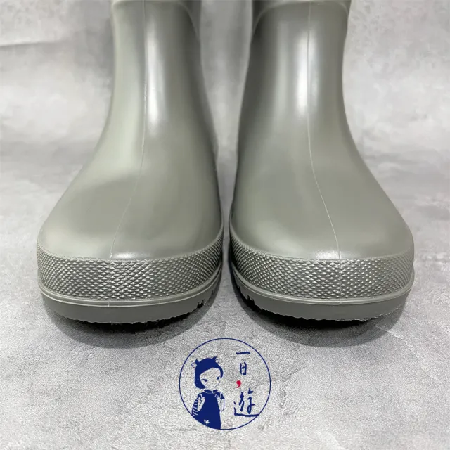 【NicoFun 愛定做】一日遊 中筒靴型雨鞋 靴型雨鞋 防水短靴 橡膠雨鞋(旅行 輕便 37~40碼)
