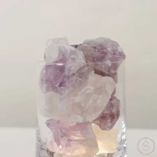【SPANCONNY 飾品控】奇幻晨曉 l 白水晶x紫水晶x黑胡桃木燈座 l 水晶氣氛燈(桌燈/小夜燈/水晶燈)