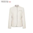 【Jessica Red】俐落剪裁修身幹練對襟立領外套824101（米色）